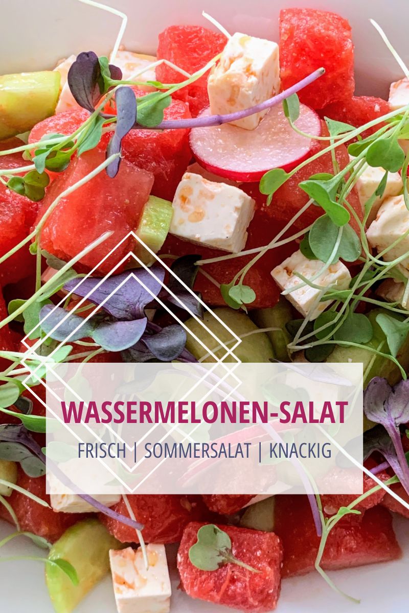 Sommersalat: Wassermelonen-Salat